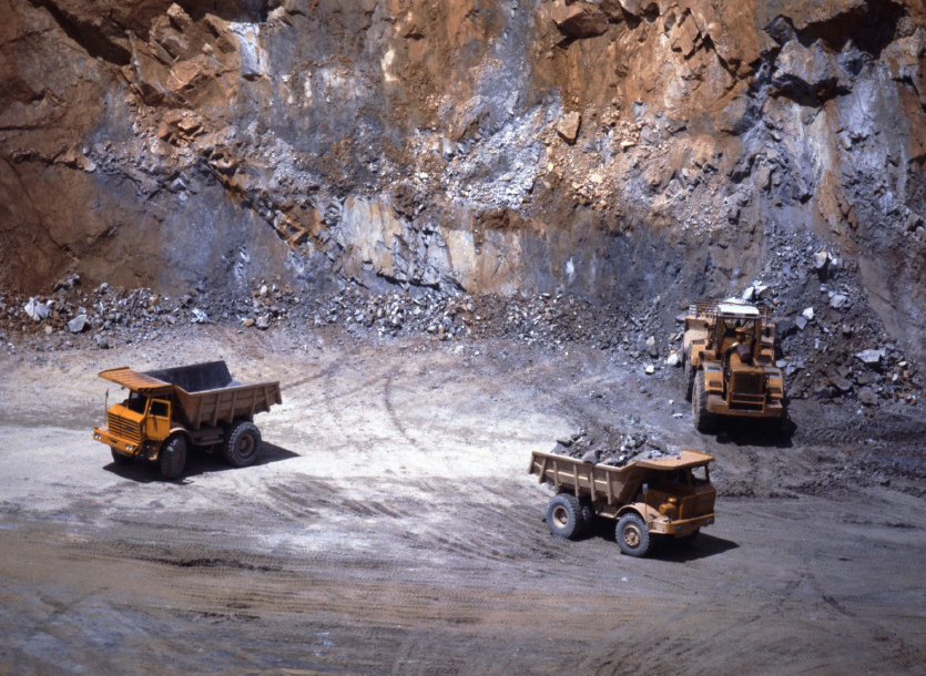 Mining operations and heavy equipment
