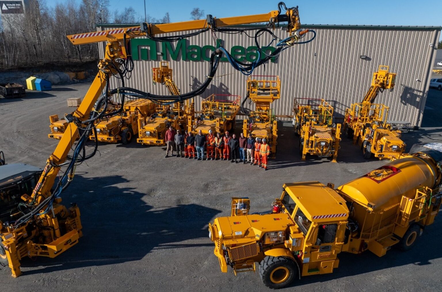 MacLean Engineering battery electric mining fleet